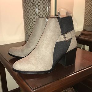 Zara TRF Colorblock Booties