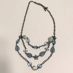 Blue and green necklace