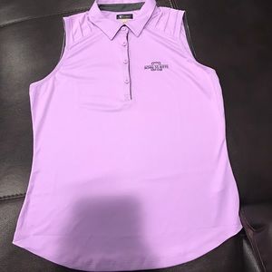 Golf sleeveless shirt
