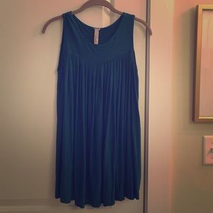 ⚡️⚡️ LAST CHANCE ⚡️⚡️Teal Blue Pleated Tank