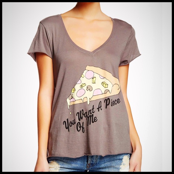 ❌SOLD❌❗️1-HOUR SALE❗️WILDFOX Tee You Want A Piece - Picture 4 of 6