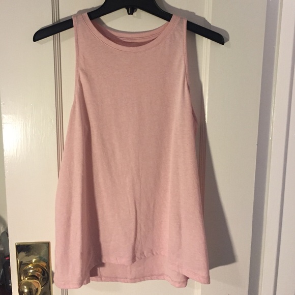Light Pink High Neck Tank