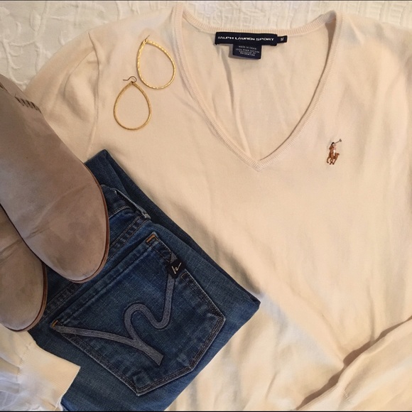 Ralph Lauren cream sweater