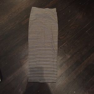 Stripe body con skirt