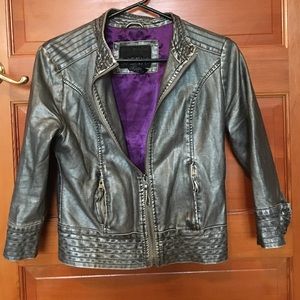 (Reserved)Buckle Leather Jacket