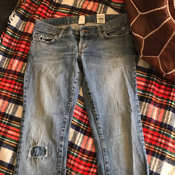 Lucky Jeans with patches