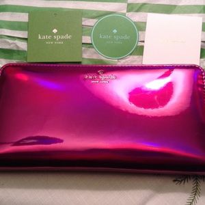 Iridescent Kate Spade Lacey wallet