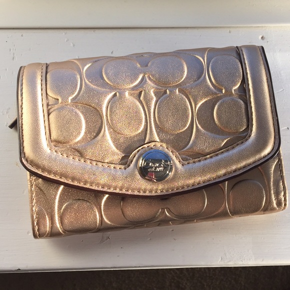 Metallic Coach Wallet