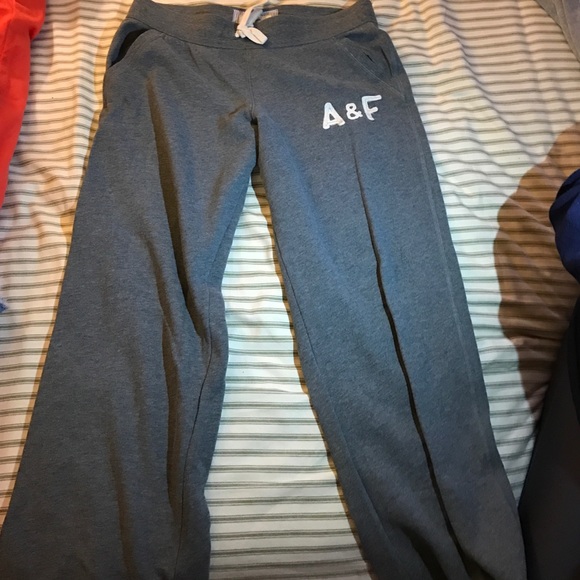 Gray sweatpants