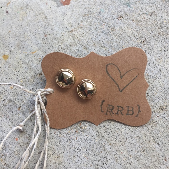 Liz Claiborne Jewelry - Gold-tone Statement Studs