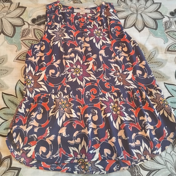 Loft peplum blouse