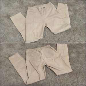 ✨Like New✨ Bundle😍 Tan & White Alto Skinny Pants