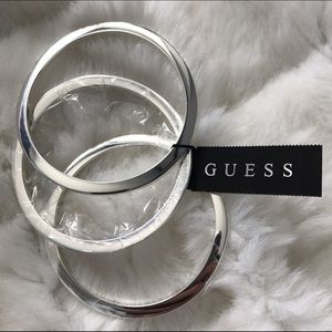 🌸 GUESS Silver Bangles 🌸