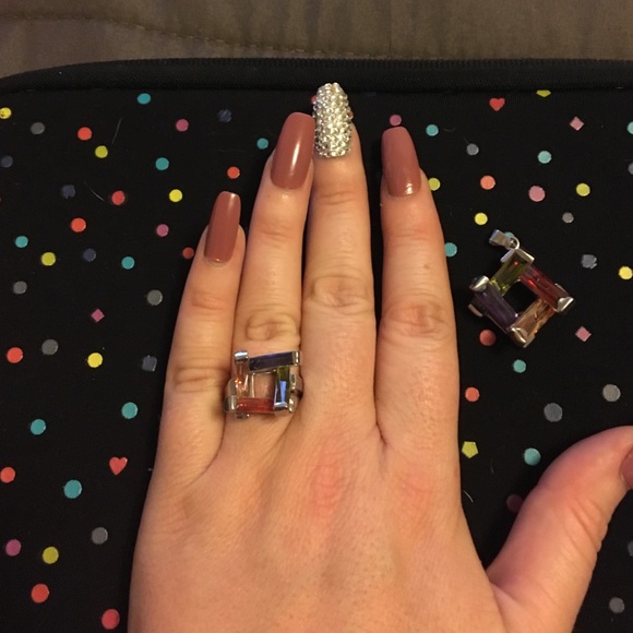 Ring and necklace charm set