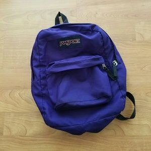 Purple Jansport Backpack