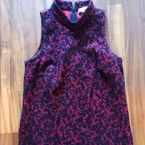 Lace jacquard top by Michael Kors size 4/small.