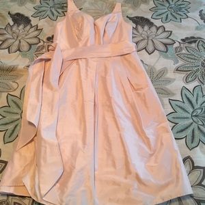 Blush pink bridesmaid dress