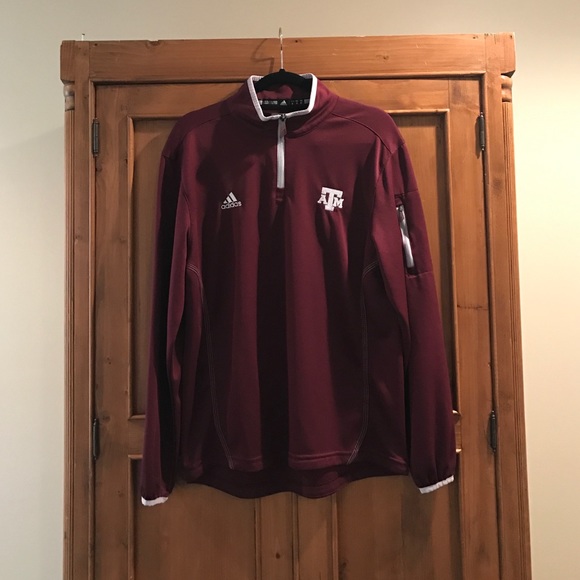 Adidas Maroon A&M Quarterzip