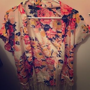 Floral cardigan