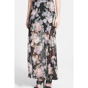 ASTR (Nordstrom) floral skirt