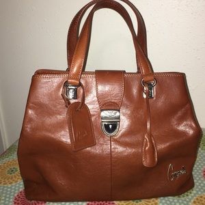 Consuela Tawny Medium Signature Handbag