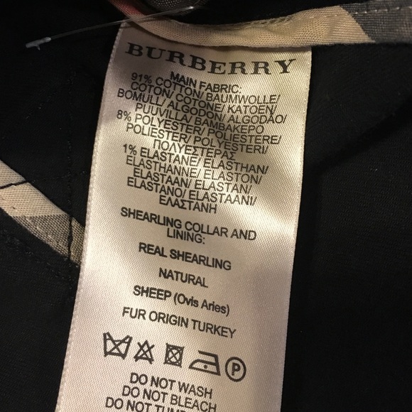 NWT Black Burberry Jacket - Picture 4 of 6