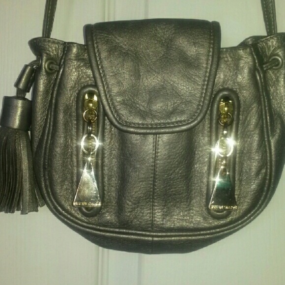 Metallic Silver Leather See by Chloe