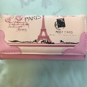 Paris post card wallet