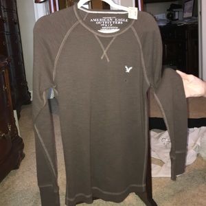 Brand new with tag. Brown AE shirt. Size small