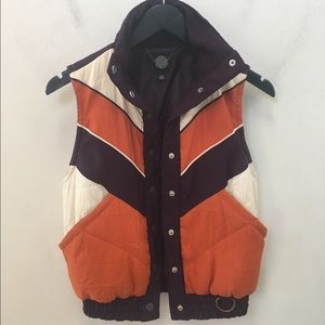 Anna Sui WOMENS retro puffer vest XS