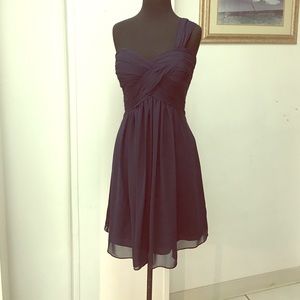 Navy cocktail dress