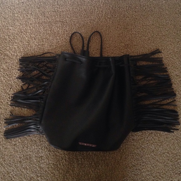 Victoria Secret faux leather backpack