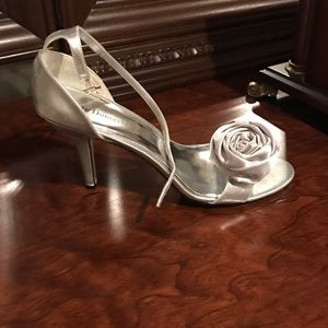Silver Pumps