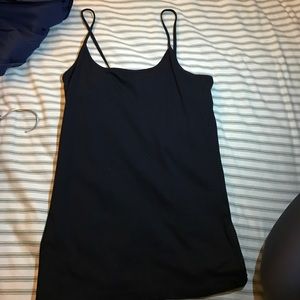 Black tank top