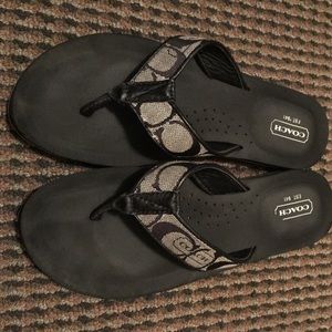 Coach flip flops