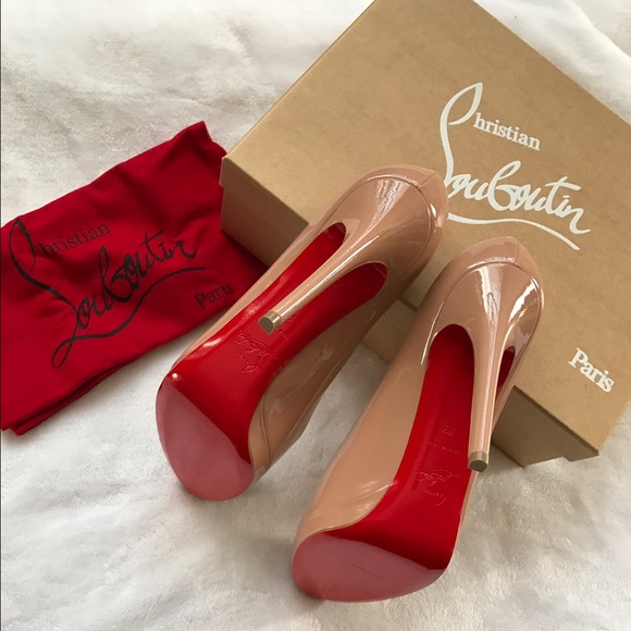 Christian Louboutin Nude Heels - Picture 3 of 4