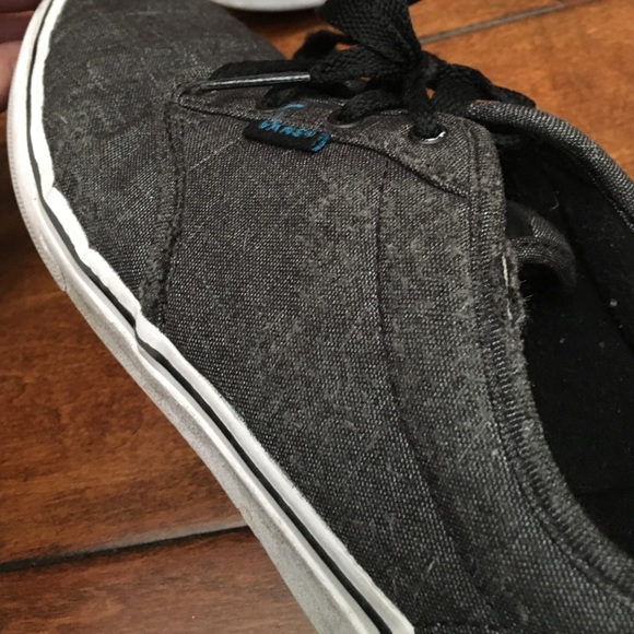 Vans gray and blue shoes - Picture 3 of 4