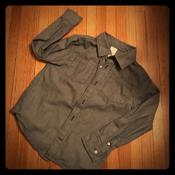 Gymboree Blue and White Pinstripe Dress Shirt
