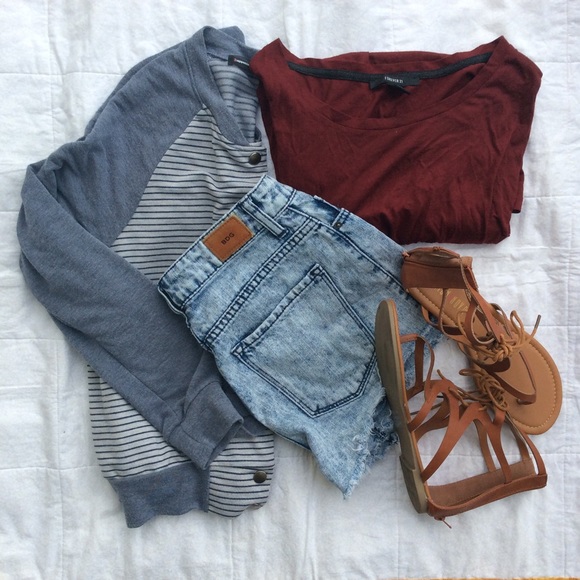 Urban Outfitters Pants - Urban Outfitters BDG High Rise Acid Wash Shorts