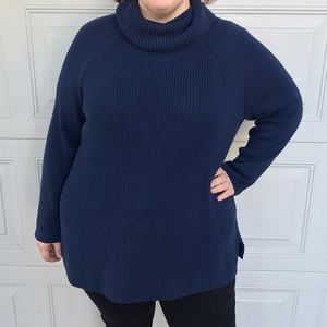 PLUS Lands End Cozy Knit Turtleneck
