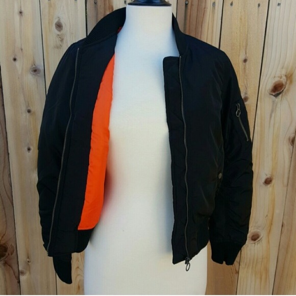 NWOT Black Bomber