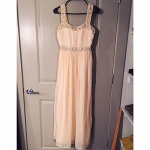 Cream Colored Maxi Gown