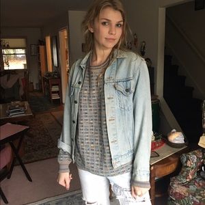 Acid Wash Denim Jacket