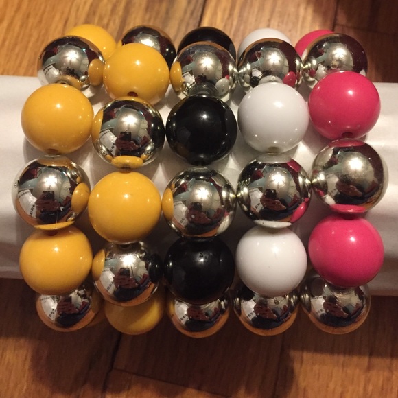 🎀Bubble gum bead bracelet set