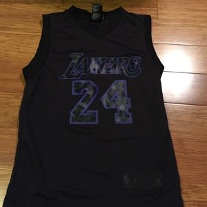 Kobe Bryant Black and Purple Youth Jersey