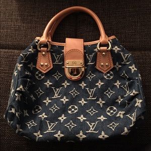 Denim Louis Vuitton handbag