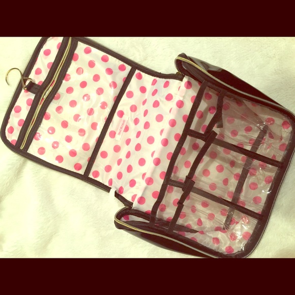 Black Patent Leather Isaac Mizrahi Traveling Bag