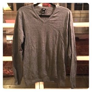 Grey H & M V neck sweater.