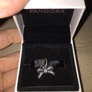Pandora crystal bow charm