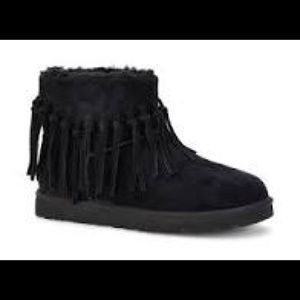 UGG 'Wynona' Fringe Black Women's Boot!